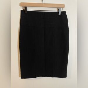 Vintage Y2K Hollywould Black Pencil Skirt Office Career Closet Staple Size 5